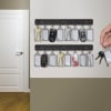 Acrimet Key Tag Rack w/8 Keyring Tags 2-Pack (Black w/ Smoke Color) Code 143.3 - Image 4 of 0