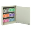 Acrimet Key Cabinet Organizer 24 Positions with Lock (Wall Mount) (24 Multicolored Tags Included) (Beige Cabinet) - Image 1 of 0