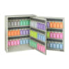 Acrimet Key Cabinet Organizer 96 Positions with Lock (Wall Mount) (96 Multicolored Tags Included) (Beige Cabinet) - Image 1 of 0