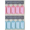 Acrimet Key Cabinet Organizer 64 Positions with Lock (Wall Mount) (64 Multicolored Tags Included) (Beige Cabinet) - Image 3 of 0