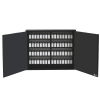 Acrimet Key Cabinet Organizer 64 Positions with Lock (Wall Mount) (64 Smoke Tags Included) (Black Cabinet) - Image 1 of 0