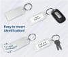 Premium Key Tag 3â€³ Crystal Color (1000 Pack) (With Ring) Code 208.6 - Image 3 of 0