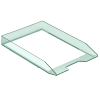 Acrimet Stackable Letter Tray (Clear Green Color) (1 Unit) Code 211.5 - Image 2 of 0