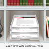 Acrimet Stackable Letter Tray White Color (1 Unit) Code 211.6-BO - Image 5 of 0