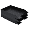 Acrimet Stackable Letter Tray 3 Tier (Black Color) Code 215.4 - Image 2 of 0