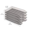 Acrimet Stackable Letter Tray 4 Tier (Smoke Color) Code 216.1 - Image 2 of 0