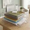Acrimet Stackable Letter Tray 4 Tier (Clear Crystal Color) Code 216.3 - Image 5 of 0