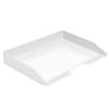 Acrimet Stackable Letter Tray Single Side Load Plastic Desktop File Organizer (White Color) (1 Unit) Code.217.B.O - Image 1 of 0
