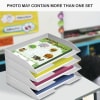 Acrimet Stackable Letter Tray Single Side Load Plastic Desktop File Organizer (White Color) (1 Unit) Code.217.B.O - Image 4 of 0