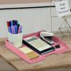 Acrimet Stackable Letter Tray Single Side Load Plastic Desktop File Organizer (Solid Pink Color) (1 Unit) Code.217.R.O - Image 2 of 0