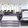 Acrimet Stackable Letter Tray 3 Tier Side Load Plastic Desktop File Organizer (Solid Purple Color) Code.219.L.O - Image 4 of 0