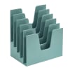 Acrimet Incline Desk File Sorter Step 5 Sections Heavy Duty Solid Green Color 225.6 - Image 1 of 0