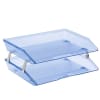 Acrimet Facility 2 Tier Letter Tray (Clear Blue Color) Code 253.2 - Image 1 of 0