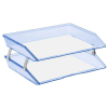 Acrimet Facility 2 Tier Letter Tray (Clear Blue Color) Code 253.2 - Image 2 of 0