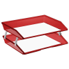 Acrimet Facility 2 Tier Letter Tray (Clear Red Color) Code 253.7 - Image 2 of 0