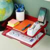 Acrimet Facility 2 Tier Letter Tray (Clear Red Color) Code 253.7 - Image 3 of 0