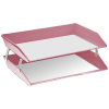 Acrimet Facility 2 Tier Letter Tray (Solid Pink Color) Code 253.9 - Image 2 of 0