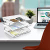 Acrimet Facility 3 Tiers Triple Letter Tray (Clear Crystal Color) Code 255.3 - Image 5 of 0