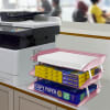 Acrimet Facility 3 Tier Letter Tray (Clear Pink Color) Code 255.8 - Image 3 of 0