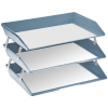 Acrimet Facility 3 Tier Letter Tray (Solid Blue Color) Code 255.AO - Image 2 of 0