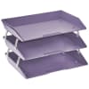 Acrimet Facility 3 Tier Letter Tray (Solid Purple Color) Code 255.LO - Image 1 of 0