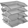 Acrimet Facility Letter Tray 4 Tier (Clear Smoke Color) Code 256.1 - Image 1 of 0