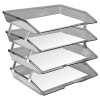 Acrimet Facility Letter Tray 4 Tier (Clear Smoke Color) Code 256.1 - Image 2 of 0
