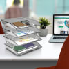 Acrimet Facility Letter Tray 4 Tier (Clear Smoke Color) Code 256.1 - Image 3 of 0