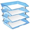 Acrimet Facility Letter Tray 4 Tiers (Clear Blue Color) Code 256.2 - Image 2 of 0