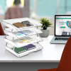 Acrimet Facility Letter Tray 4 Tier (Clear Crystal Color) Code 256.3 - Image 3 of 0