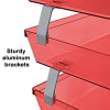 Acrimet Facility Letter Tray 4 Tier (Clear Red Color) Code 256.7 - Image 4 of 0