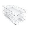 Acrimet Facility 3 Tier Letter Tray Front Load Legal Size (Clear Crystal Color) Code 259.0 - Image 5 of 0