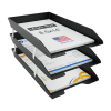 Acrimet Facility 3 Tier Letter Tray Front Load Legal Size (Black Color) Code 259.3 - Image 1 of 0