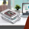 Acrimet Facility 2 Tier Letter Tray Front Loading Design (Clear Smoke Color) Code 263.11 - Image 3 of 0