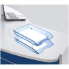 Acrimet Facility 2 Tier Letter Tray Front Load (Clear Blue Color) Code 263.2 - Image 4 of 0