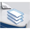 Acrimet Facility 3 Tier Letter Tray Front Load (Clear Blue Color) - Image 4 of 0