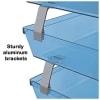 Acrimet Facility 3 Tier Letter Tray Front Load (Clear Blue Color) - Image 5 of 0