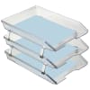 Letter Tray 3 Tier Letter Tray Front Load Crystal Acrimet - Image 2 of 0