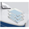Letter Tray 3 Tier Letter Tray Front Load Crystal Acrimet - Image 4 of 0