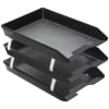 Acrimet Facility 3 Tier Letter Tray Front Load (Black Color) Code 265.4 - Image 1 of 0