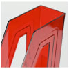 Acrimet Magazine File Holder (Clear Red Color) 2 Pack Code 277.3 - Image 3 of 0