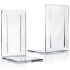 Acrimet Bookends 1 Pair, Clear Plastic Clear Crystal 290.1 - Image 1 of 0