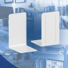 Acrimet Bookends 1 Pair, Plastic White 290.6 - Image 4 of 0