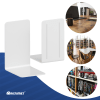 Acrimet Bookends 1 Pair, Plastic White 290.6 - Image 5 of 0