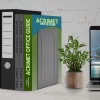 Acrimet Jumbo Premium Bookends 9" (Silver Color) 1 Pair Code 294.1 - Image 3 of 0