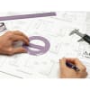 Acrimet 360 degree Protractor Premium (Purple Color) Code 553.3 - Image 4 of 0