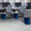 Acrimet Wastebasket 13QT (Blue Color) 4 - Pack Code 576.4 - Image 3 of 0