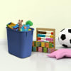 Acrimet Wastebasket 13QT (Blue Color) 4 - Pack Code 576.4 - Image 5 of 0