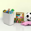 Acrimet Wastebasket 13QT (White Color) 4 - Pack Code 576.5 - Image 5 of 0