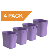 Acrimet Wastebasket 13QT (Purple Color) 4 - Pack Code 576.6 - Image 1 of 0